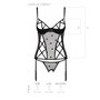 Корсет с подвязками + стринги LOVELIA CORSET black S/M - Passion