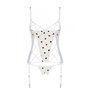 Корсет с подвязками + стринги LOVELIA CORSET white S/M - Passion