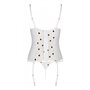 Корсет с подвязками + стринги LOVELIA CORSET white S/M - Passion