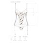 Корсет с подвязками + стринги LOVELIA CORSET white S/M - Passion