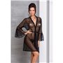 Воздушный пеньюар LOVELIA PEIGNOIR black L/XL - Passion