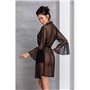 Воздушный пеньюар LOVELIA PEIGNOIR black S/M - Passion