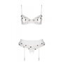 Сексуальный комплект с поясом для чулок LOVELIA SET white S/M - Passion