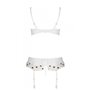 Сексуальный комплект с поясом для чулок LOVELIA SET white XXL/XXXL - Passion