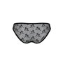 Трусики-слипы с кружевной сеточкой Dina Thong black L/XL - Passion