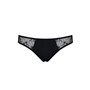 Трусики-слипы с кружевной сеточкой Dina Thong black S/M - Passion