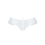 Трусики в горошек, с рюшами и шнуровкой Fatin Thong white XXL/XXXL - Passion