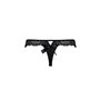 Кружевные трусики-танга с атласным бантиком Naja Thong black XXL/XXXL - Passion