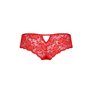 Трусики-бразилиана из цветочного кружева Raja Thong red L/XL - Passion